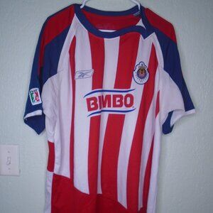 Reebok Deportivo Guadalajara Chivas Jersey Men's Size XL Red/White/Blue